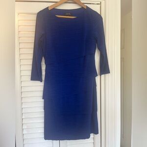 Tahari blue dress